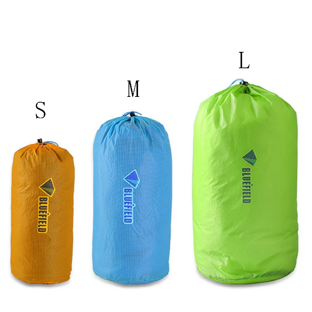 Nylon Waterproof Drawstring Storage Stuff Sack Dry Bag Outdoor Travel Camping Hiking Climbing Accessories 1