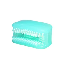 Мини Портативная Жевательная зубная щетка, безопасная, без рук, внутренняя мягкая поверхность, для ленивых, модная, 360 градусов, u-образная, универсальная