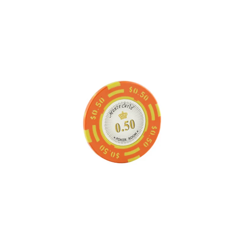 050 yuan face value K8356 25 шт./лот 14 г двойной цвет USD пленка глина Техасский Холдем чип покерные игровые карты чипы маджонг баккарат монета баккарат чипы - Цвет: 050 yuan face value