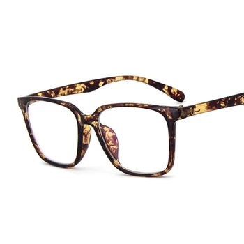 

Vintage Square Glasses Women Cat Eye Big Optical Eyeglasses Frames Clear Transparent Lens Eyewear Fashion Brand Spectacle