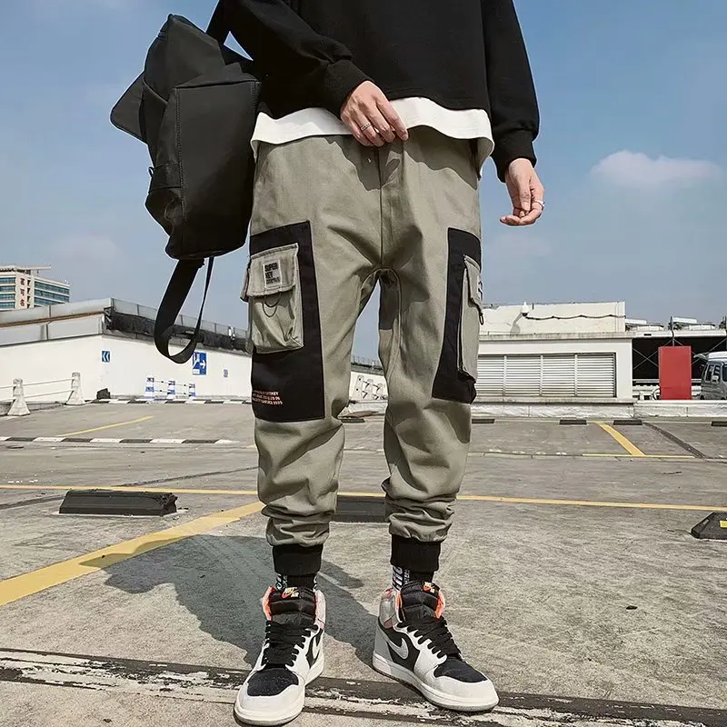 

MEN'S Overalls Spring New Style Fashion Skinny Harem Pants Loose Casual Pants Men Ankle Banded Pants Men's Trousers