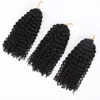  Marly Bob Ombre Crochet Braiding Hair Extensions Synthetic Marly Jerry curl Jamaican Crochet Hair Afro Kinky Curly for Women ► Photo 3/6