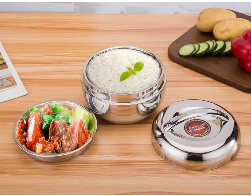 304 Stainless Steel Portable Thermos Insulated Lunch Bento Boxs Japanese Style Travel Kids Food Containers China Dinner Set11