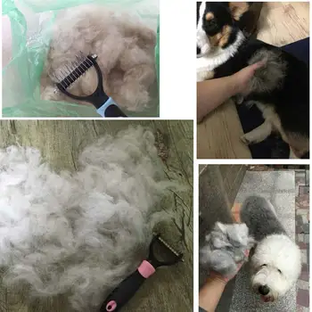 

Professional Pet Undercoat Rake Dematting Comb Grooming Stripping Tool for Dog Cat Puppy THIN889
