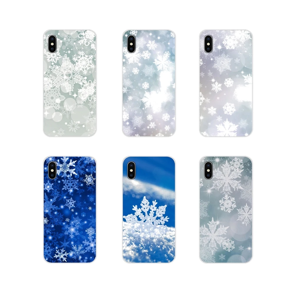 Ice Crystal Snowflake For Huawei G7 G8 P8 P9 P10 P20 P30 Lite Mini Pro P Smart Plus 2017 2018 2019 Accessories Phone Case Covers | Мобильные
