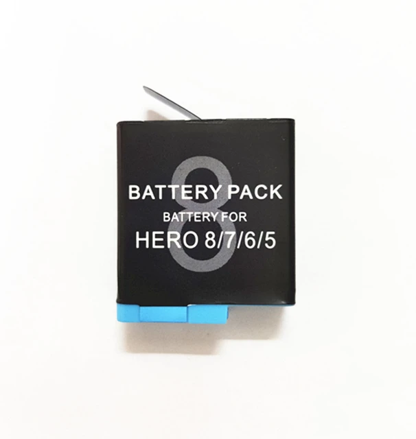 AHDBT-801 1220mAh Batterie Rechargeable Pour GoPro Hero 8/7/6/5