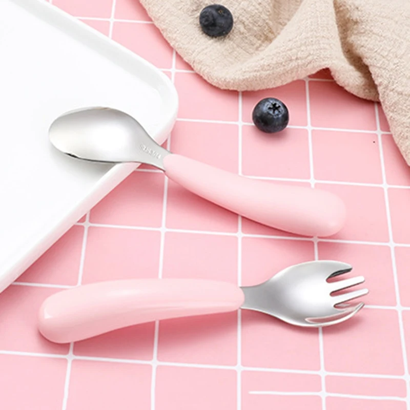 Новинка 2019 детская посуда из нержавеющей стали детские вилки Мультяшные