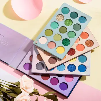 

BEAUTY GLAZED Natural Matte Shimmer Eyeshadow Palette Luminous Long-lasting Matte Eyeshadow Pallete Shimmer 60 Colors In1 HOT