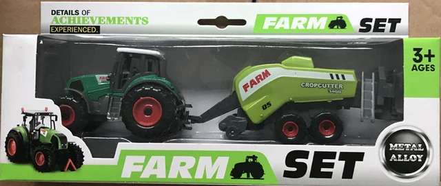 All Farm Tractor Set Great Play Collection Toy,Diecast Metal Vehicle Car Model with Plastic Part,Crop Cutter Sprayer Power Plant FW426AC-STP(bigger)