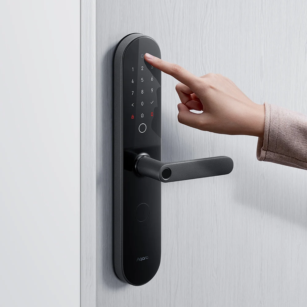Aqara Smart Door Lock N100 Fingerprint Bluetooth Password Unlock Works with Mijia Apple HomeKit Smart Linkage with Doorbell