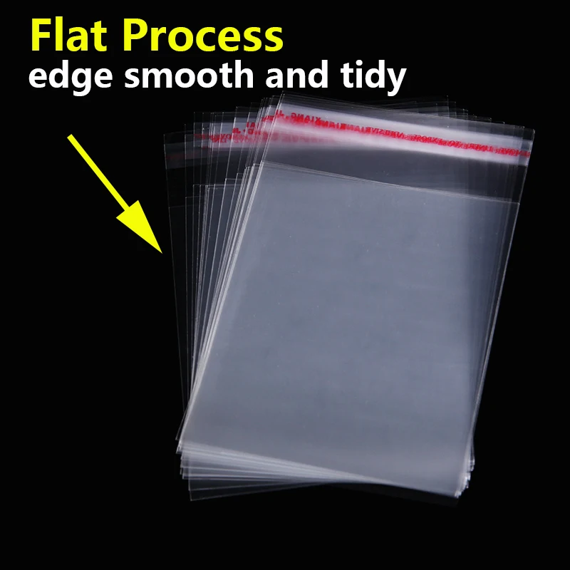 Transparent Self Sealing Small Poly OPP Plastic Bags Jewelry Gift