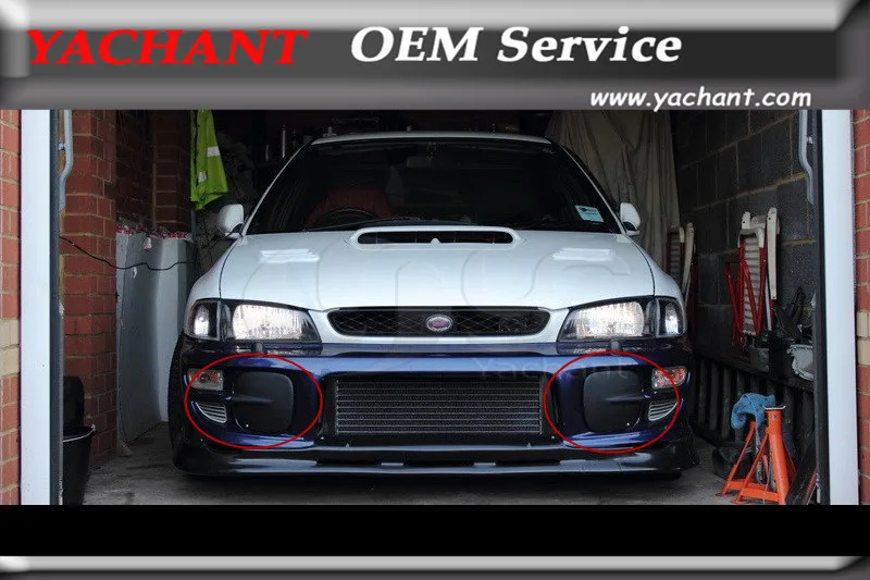 車のスタイリングfrpファイバーグラスフロント98フォグランプ