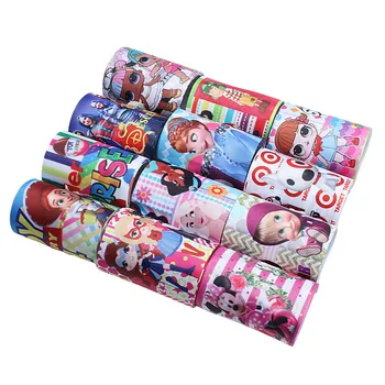 

FLRARIBBONS 22mm 38mm 75mm character princess ribbon liston