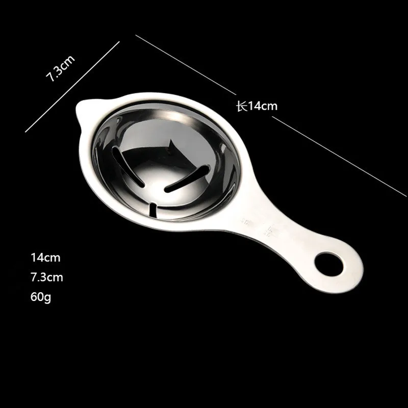 Stainless Steel Egg White Separator Tools Eggs Yolk Filter Gadgets Kitchen Accessories Separating Funnel Spoon Egg Divider Tool