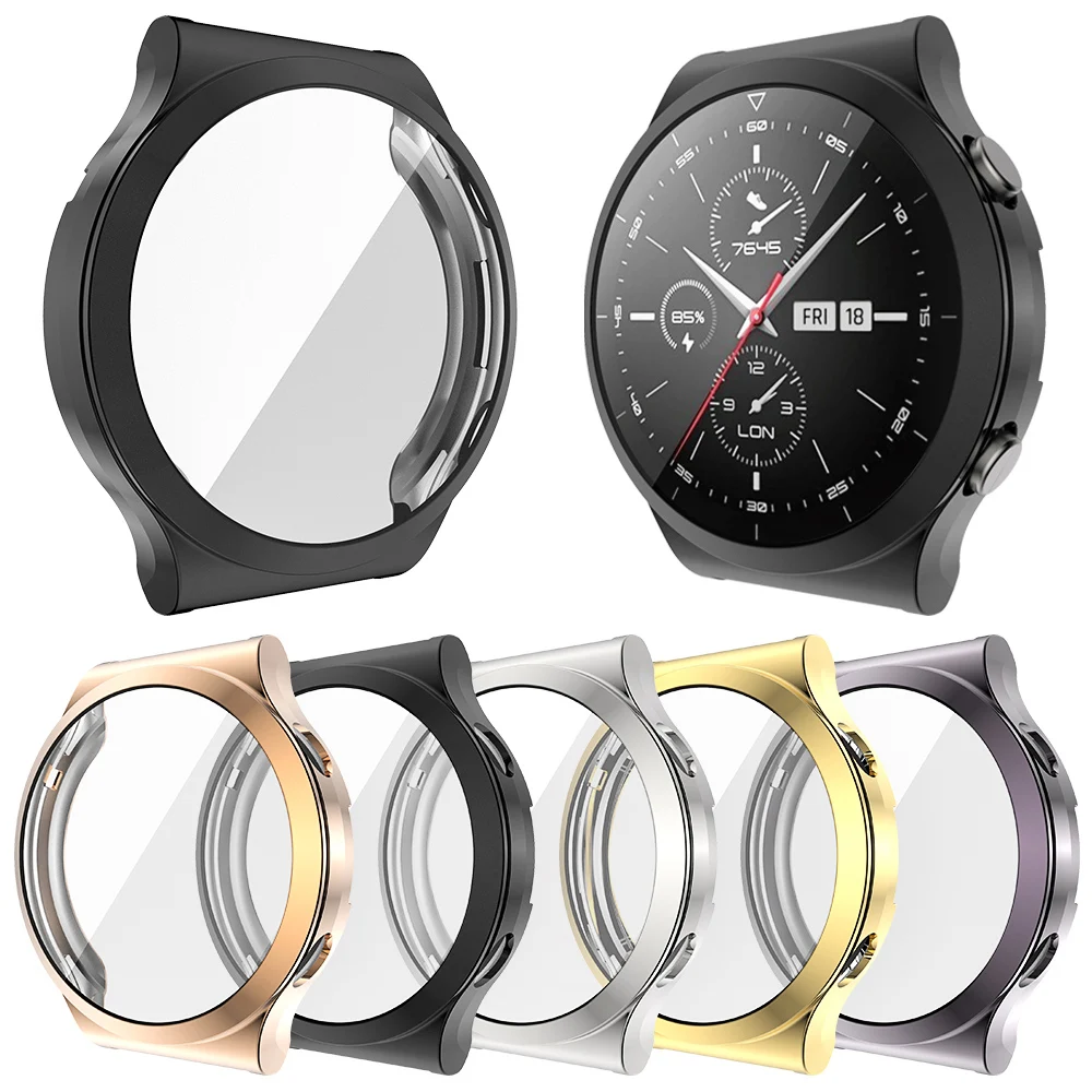 

Lightweight Screen Protector Cover for Huawei Watch GT 2 Pro 2E 46mm Case Soft TPU Bumper for GT2 Pro Scratch-resistant Shell