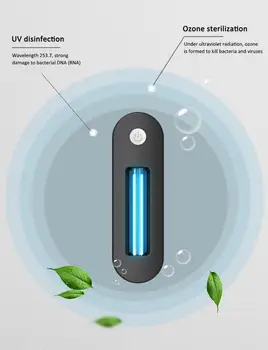 

Portable Travel Rechargeable Ultraviolet UV Sterilizer Toilet Disinfection Lamp Ultraviolet Kill Dust Sterilize Ultraviole Light