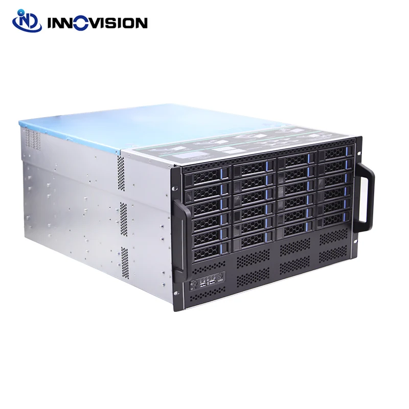 12GB 확장기 백플레인이 포함된 고품질 48베이 핫스왑 6U 서버 섀시