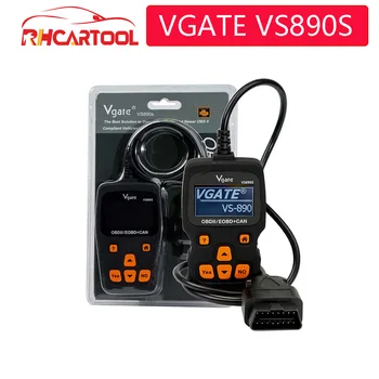 

Vgate VS890 VS890S OBD 2 Engine Fault Code Reader Analyzer VS-890S VS 890 OBDII Car Diagnostic Scanner Tool Multi-Languages