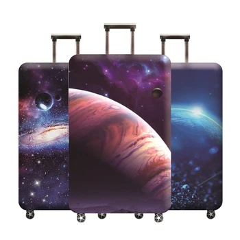 Planet Pattern Design Luggage Protective Cover Thicken Elastic Suitable18-32 Inch Protector Dust Bag Case Trunk Accessory Items fishtail design bag accessory