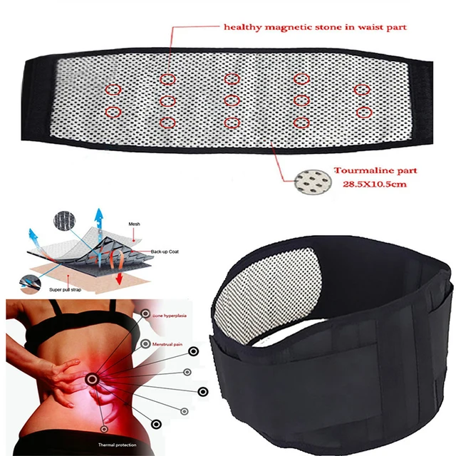 Adjustable Waist Tourmaline Self heating Therapy Back Waist