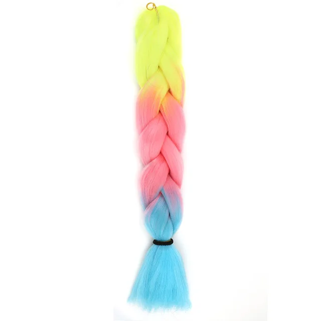 Natifah Jumbo Braiding Hair For Afro Curls Jumbo Box Braids Hair Kanekalon For Hair Afro Extensions Braids Synthetic Fake Hair Y5