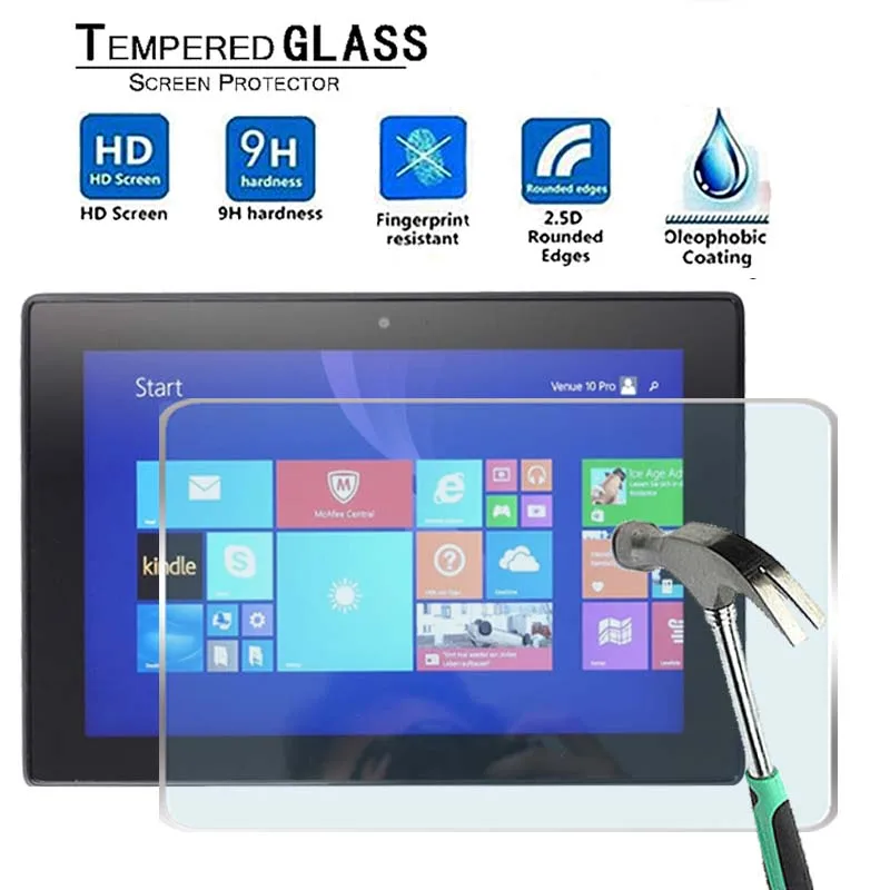 For Dell Venue 10 Pro LTE -Premium Tablet 9H Ultra clear Tempered Glass Screen Protector Film Guard Cover | Компьютеры и офис