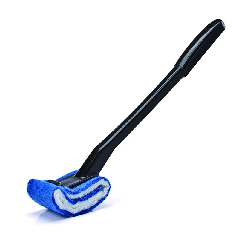 Пластиковая щетка для унитаза с длинной ручкой, мягкая щетка для ванной комнаты, чистящая щетка для дома, инструменты для уборки - Цвет: black