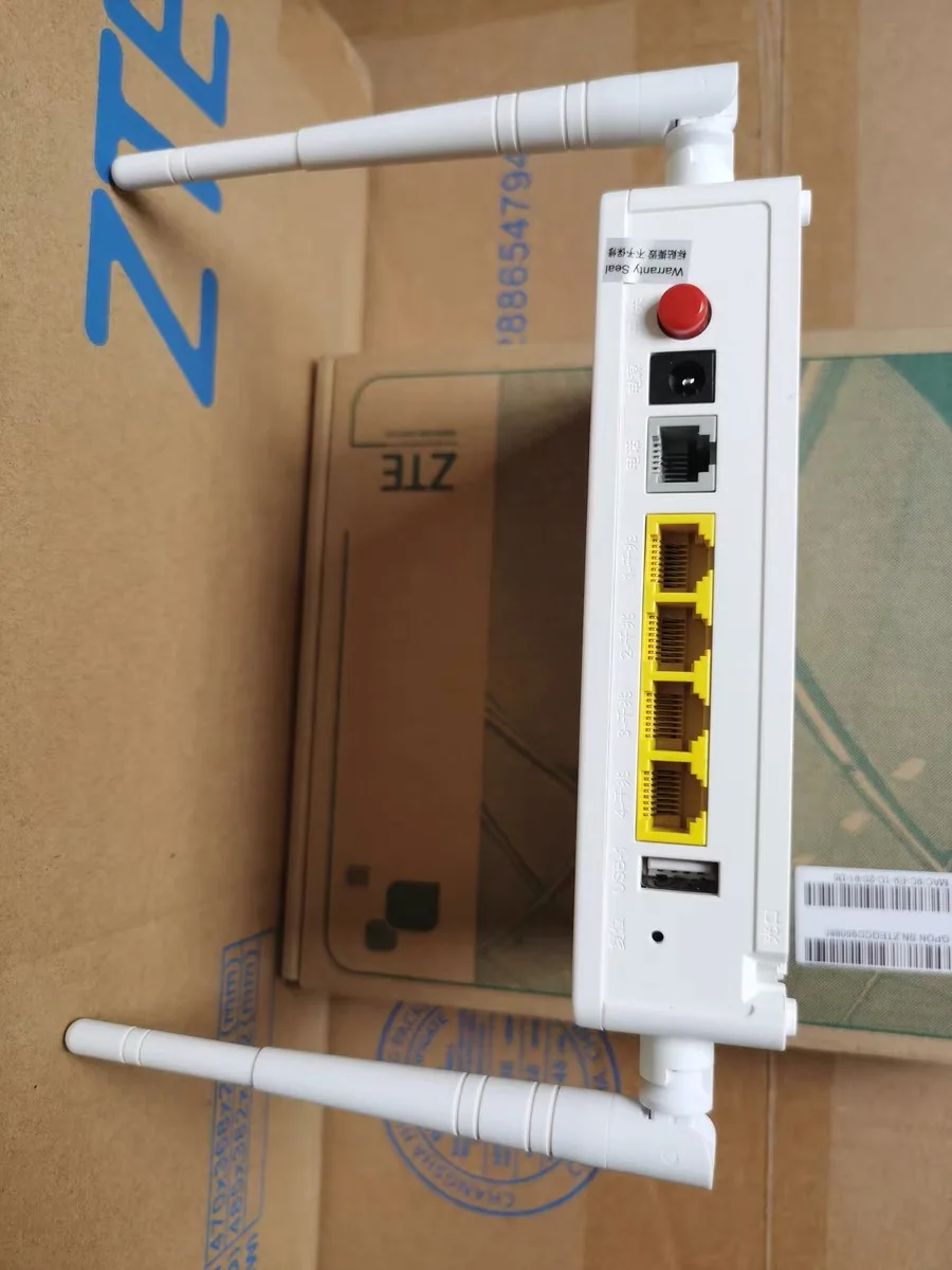8PCS F673AV9 Dual Band 4ge+1tel+1usb+Ac 5G WiFi onu Gpon English firmware Fiber modem network router OLT USED | Мобильные телефоны