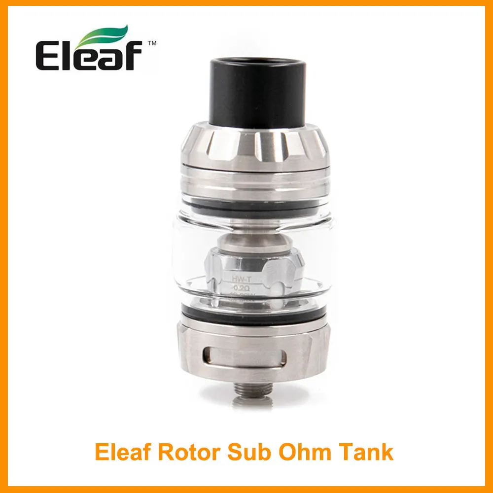 

Original Eleaf ROTOR Atomizer In 0.2ohm HW-T Coil Sub ohm Tank No Spit-back and turbine system Electronic Cigarette
