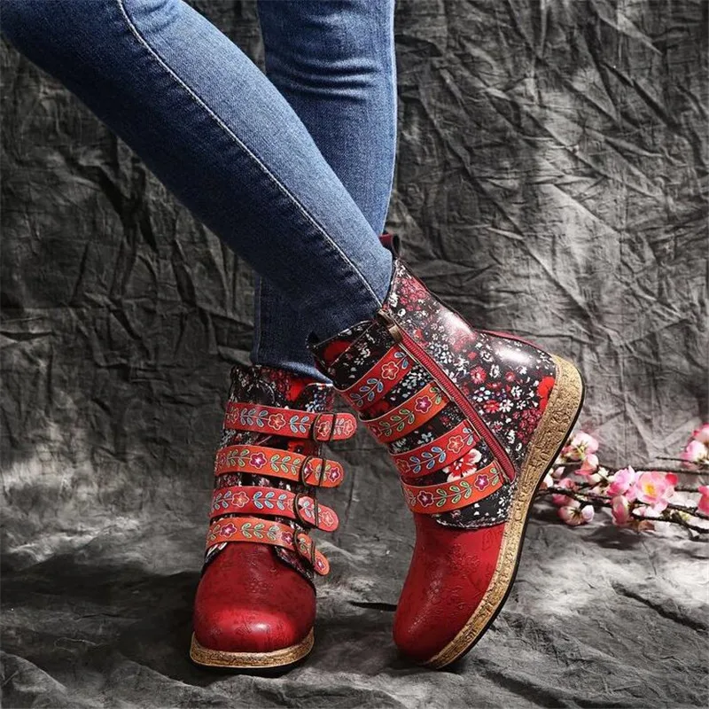 Large size high heel riding boots women 2020 new embroidered women's boots flat bottom fashion knight boots women's shoes