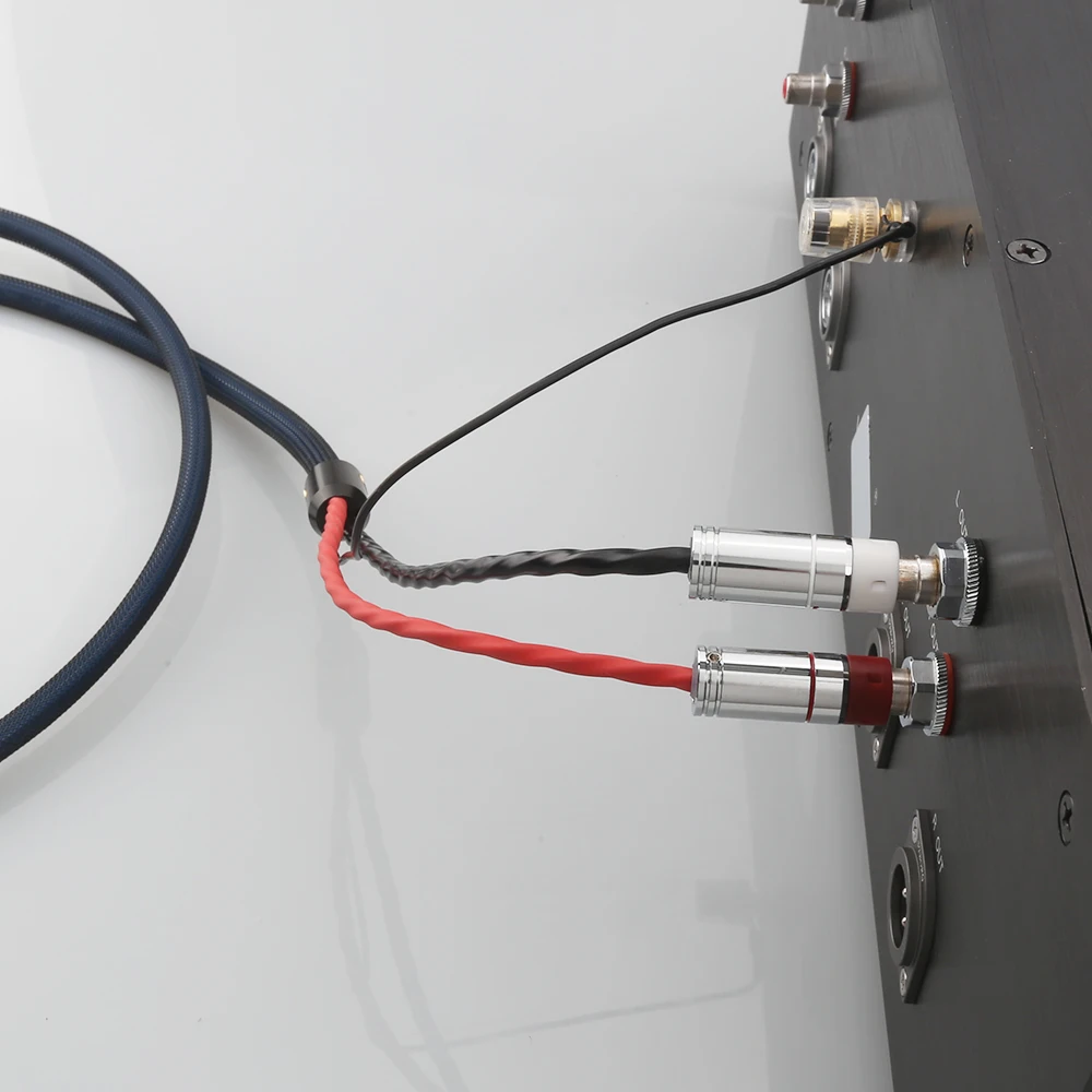 Audiocrast Ofc Prata Chapeado com Blindagem Rca a Rca u Plugue de pá Cabo de Tonearm de Áudio com Fio à Terra - Image 6