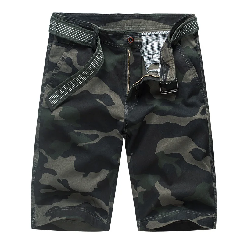 

New Quality summer clothing running mens workout training shorts camouflage cargo short cotton trousers for man A1071