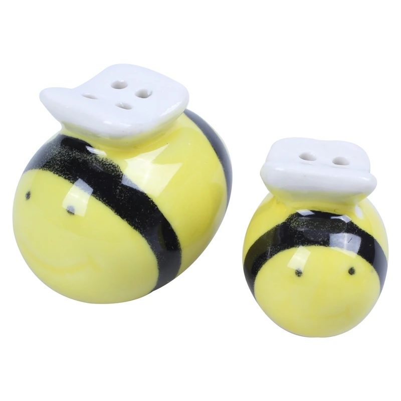 Ceramic Bee-Pattern Salt and Pepper Shakers Wedding Party Bag Fillers Gife Set | Дом и сад