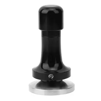 

58mm Stainless Steel Coffee Tamper Spring Adjustable Pressure Coffee Powder Tamping Tool Black Kitchen Coffee Machine Accessorie