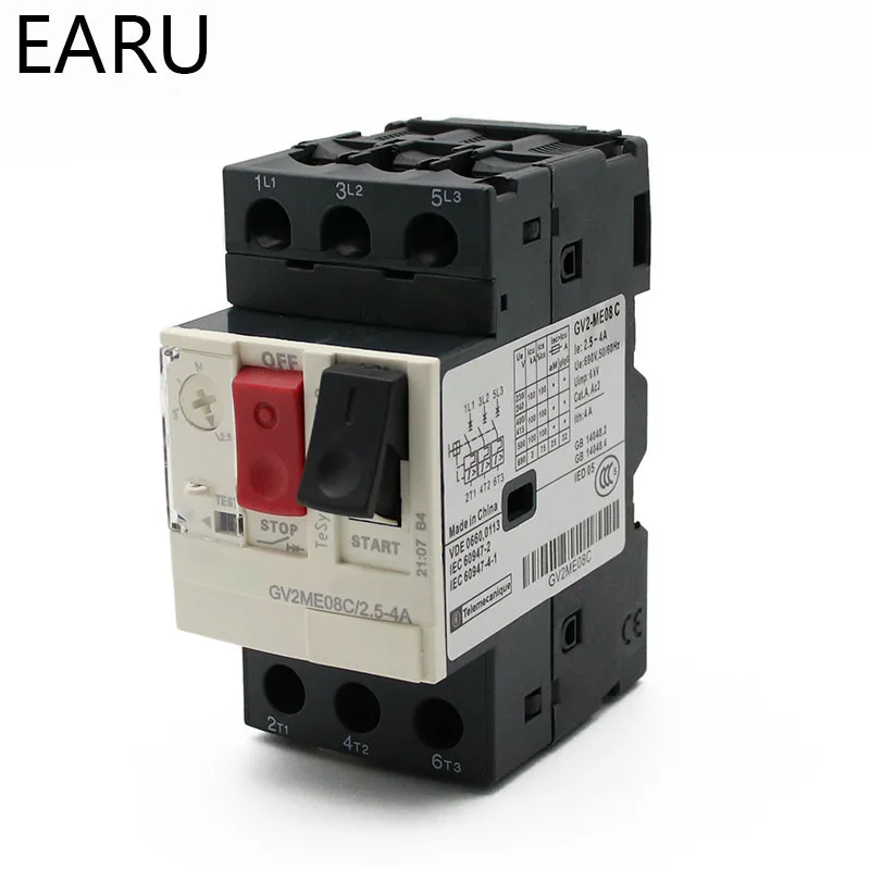 4P 20A D type 240V//415V Circuit breaker MCB 4 POLES