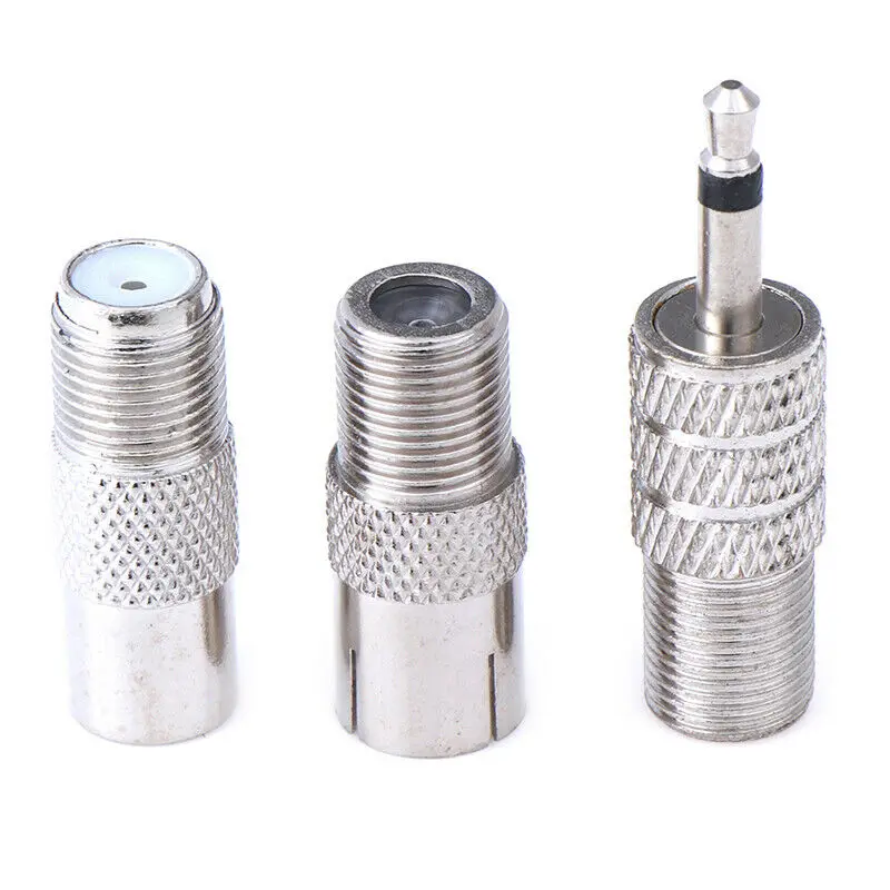 Radio Antenna Telescopic Antenna 3.5mm F Type Radio Telescopic Aerial Expansion Antenna 76cm Radio Telescope Antenna 7 Section With 3 Adapter
