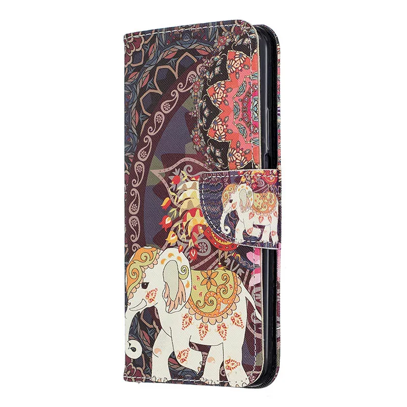 Flower Elephant Роскошный цветочный кошелек panda чехол для samsung Galaxy Note 9 S8 плюс A7 A750F A10E A70 A50 A40 A30 A20e A20 A10 E Стенд кожаный чехол - Цвет: Flower Elephant