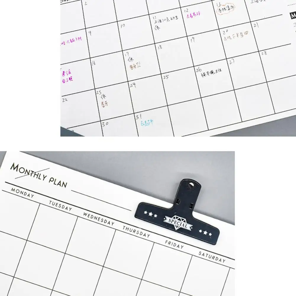 2020 ежемесячный календарь обратного отсчета простой A3 планировочный график периодически планировщик Памятка для домашнего офиса Дети