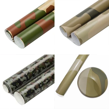 

SUNICE 1.52x0.3/0.5m Car Vinyl Bike Film Sticker Accessories Protector Wrapping Cars Wrap Self-adhesive Camouflage Stickers