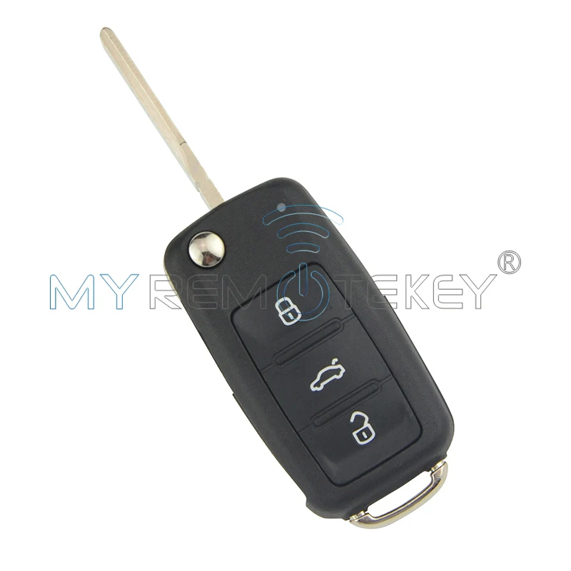 Чехол-книжка Remtekey для VW Beetle Golf Jetta Eos Polo Tiguan 2011 2012 2013 HU66 3 button 5K0837202AD | Автомобили и