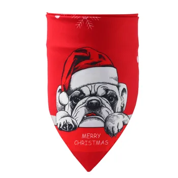 

Christmas pet saliva towel cat dog scarf elk santa gift scarf christmas decorations for home adornos navidenos