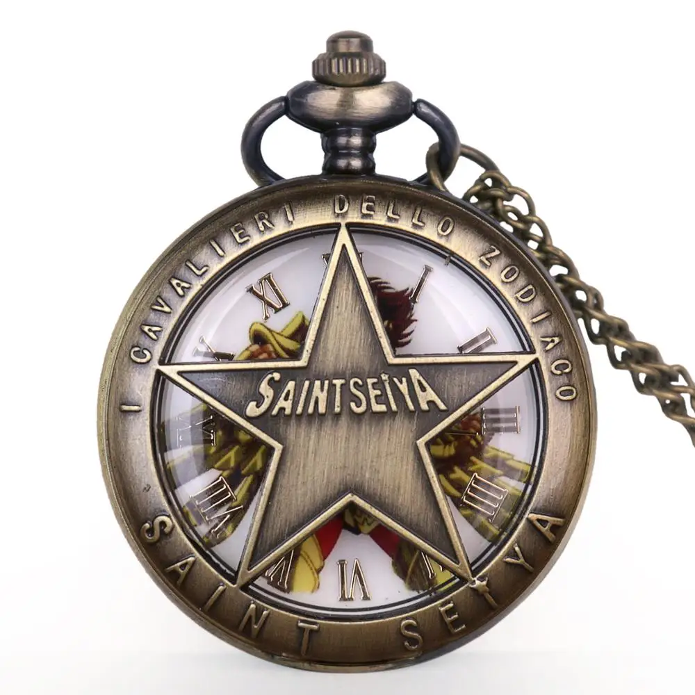 Vintage Unique Bronze Steampunk Design Quartz Pocket Watch Necklace Pendant watch Fob Mens Kids Gifts Clock | Наручные часы