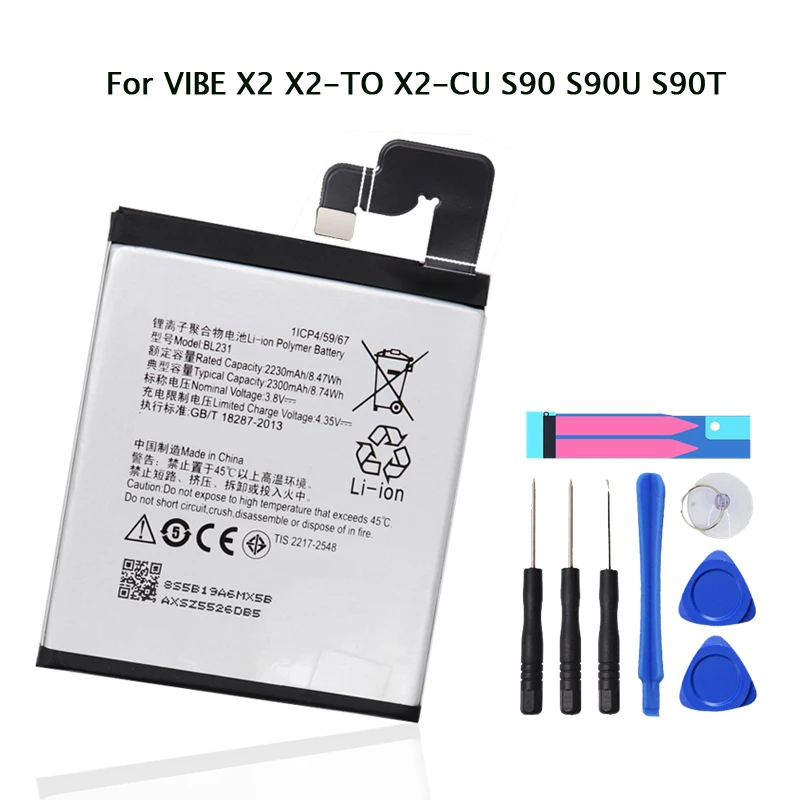 Новый оригинальный качественный аккумулятор BL231 для Lenovo VIBE X2 TO CU S90 S90U S90T телефон с
