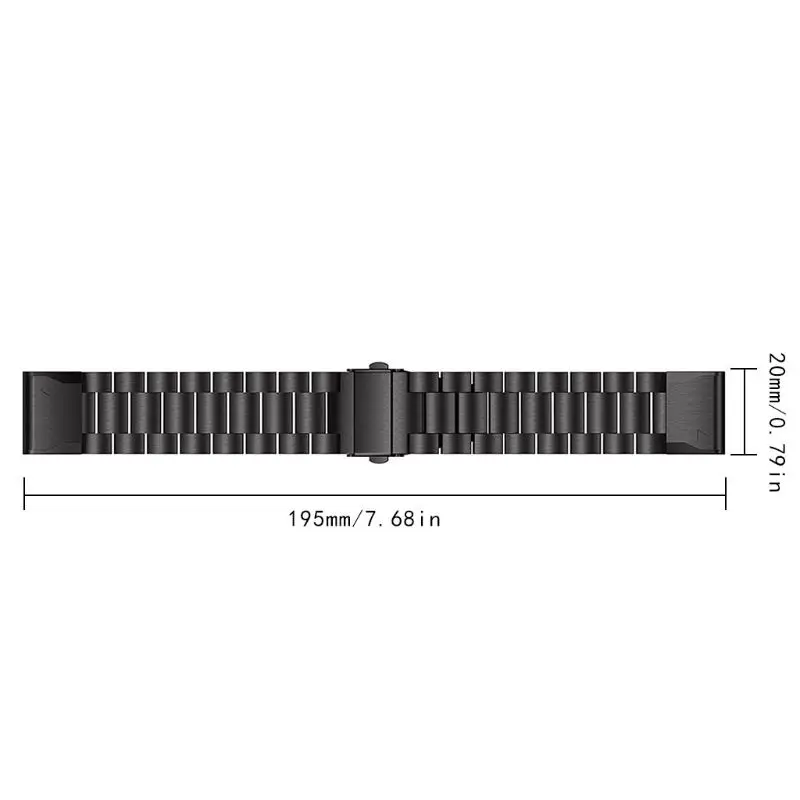 20 мм ремешок для часов из Нержавеющей Стали Быстросъемный ремешок для наручных браслетов Замена для Garmin Fenix 5S Plus/Fenix 5S Смарт-часы Acce