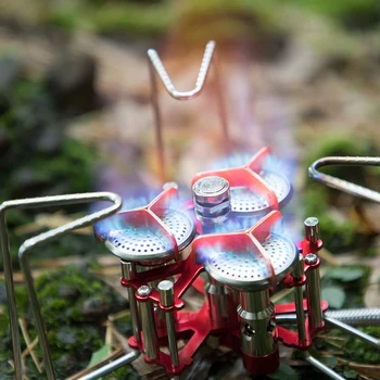 

Cooking Stove Burner Foldable Supply Triple Flame 5800W Camping Picnic