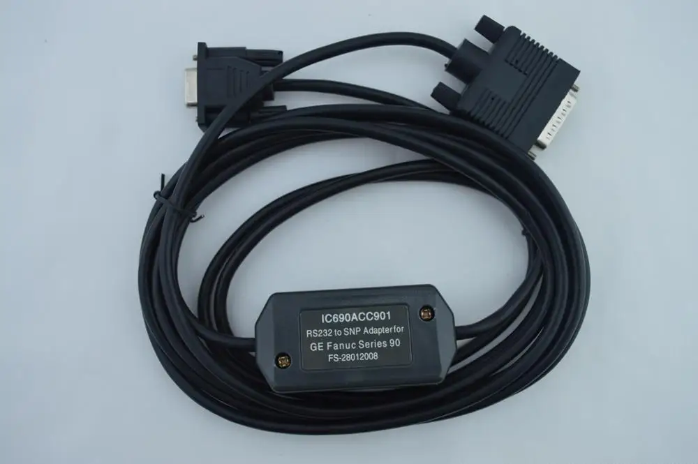 IC690ACC901: RS232/SNP интерфейс RS232 Кабель для программирования GE 90 серии PLC кабель