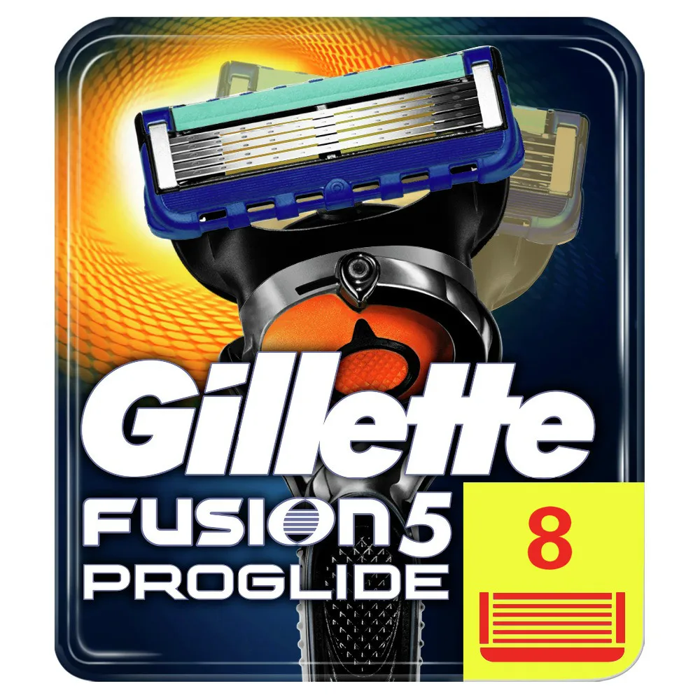 

Replaceable Razor Blades for Men Gillette Fusion ProGlide 5 Blade Shaving 8 Pcs Cassettes Shaving Fusion Shaving Cartridge