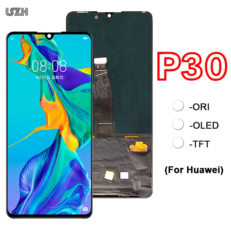 20 шт. заводская цена полный ЖК-дигитайзер для Huawei P30 дисплей с сенсорным экраном