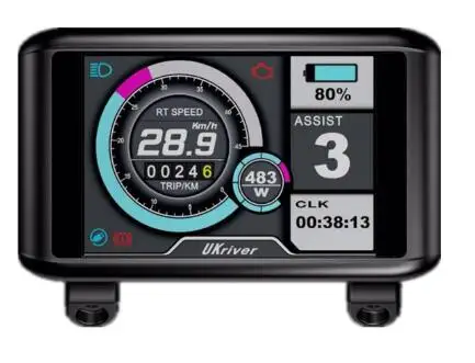 US $117.04 Newest Colorful TFT UKC1 Display with USB Connector for Sabvoton Controller Waterproof or Normal