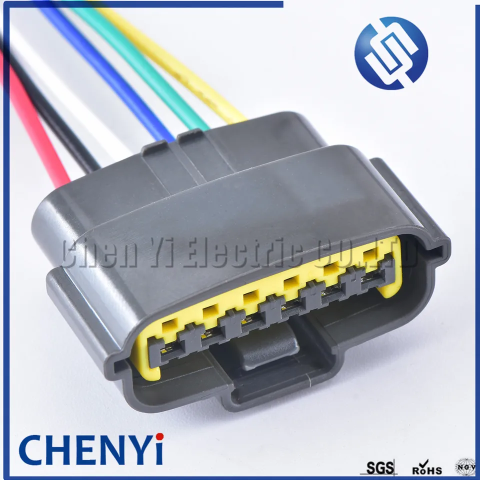 Connecteur étanche De Voiture à 6 Broches (2.2), Connecteur De Câble De Faisceau De Câblage D'accélérateur Femelle 6189-0766 6189-110 Pour Nissan TEANA